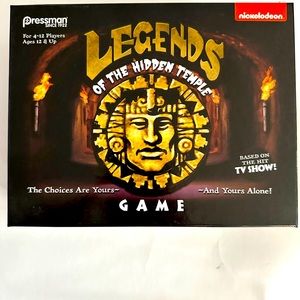 Legends of the Hidden Temple- Game